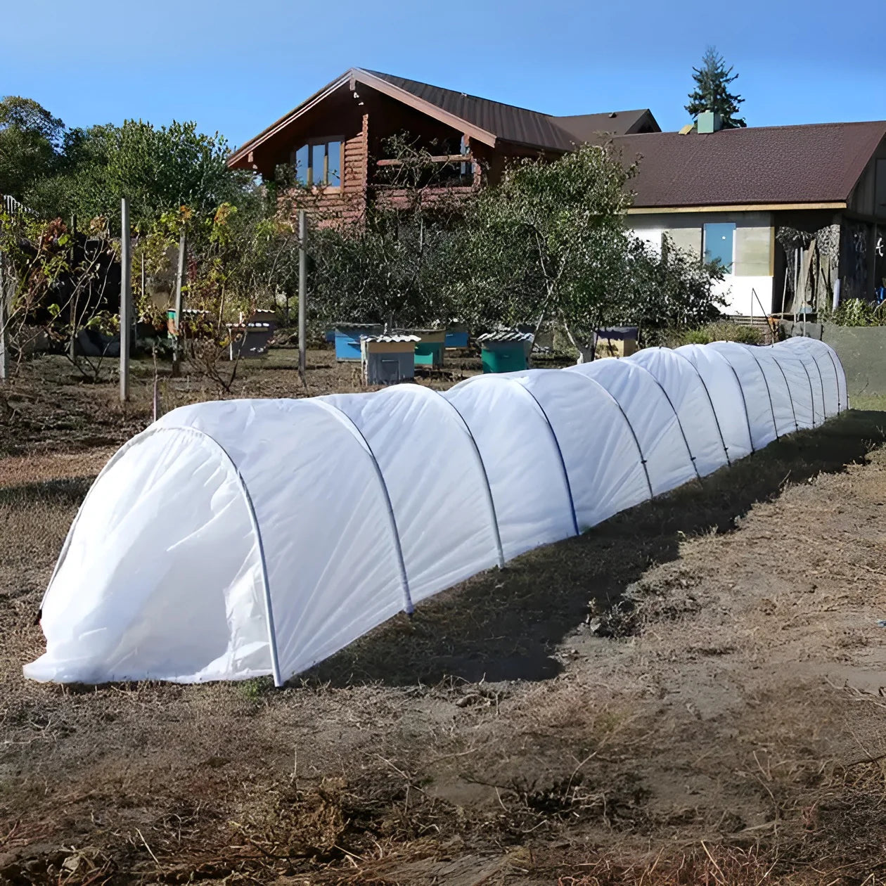 Gewächshaus 10 Meter (0,8 m x 1,2 m x 10 m)